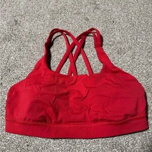 Women's Red Lululemon Sports Bra
